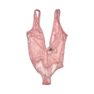 ★ Victoria’s Secret (NWT) Women’s Sexy Pink Bodysuit w/ A Thong ★